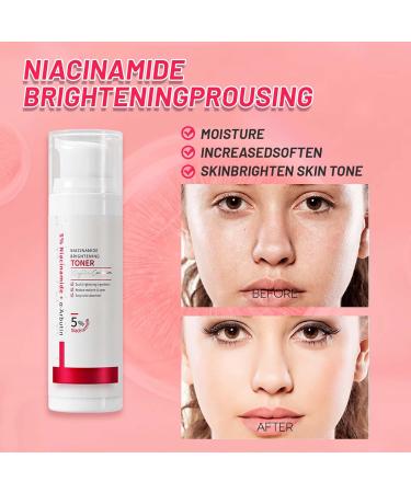 Nicotinamide Toner for Face Hydrating for Face Toner Boost Skin Brightening Reduce Dullness Dryness Soothing Toner for Deep Hydration Skin Care Pore Minimizer Plump Lock Water Face Lift. - Buy Online on SooperMarket.com