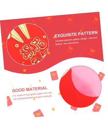 PRETYZOOM 30pcs 2023 Year of The Rabbit Red Packets Rabbit Red Envelopes Lucky Money Envelopes 2023 Rabbit Year Red Envelopes Red Purse New Year Red Packets Personality New Year's Bag Paper As Shown 1 11.5X8CM - Buy Online on SooperMarket.com