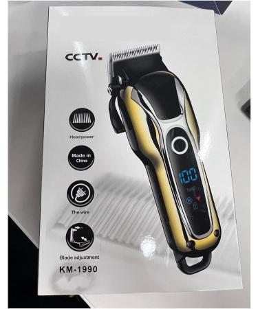 Hair Clippers Kit Cordless - Dual Voltage Beard Trimmer for Men with Rechargeable Battery & Digital Display | KM-1990 - International Shipping Available - Buy Online on SooperMarket.com
