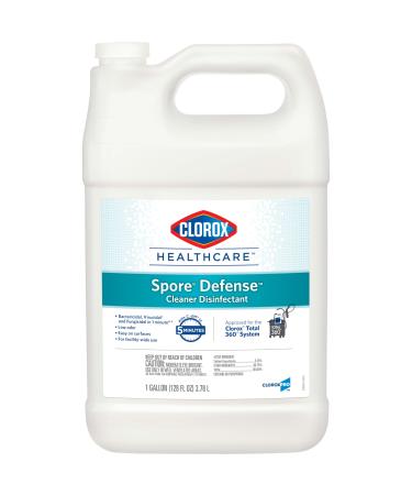 Clorox Healthcare Spore Defense Cleaner Disinfectant Closed System Refill Bottle 128 Fl Oz (Package May Vary) (32122) 128 Fl Oz (Pack of 1)