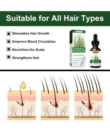 HMLTD Essential Rosemary Oil 60ml | Natural Hair Growth Oil for Dry Damaged Hair & Scalp Nourishment | Remedy for Hair Loss - Buy Online on SooperMarket.com