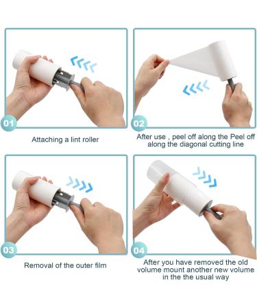 Lint Rollers 360 Sheets lint rollers for pet hair Lint Roller for Clothes Sticky Roller Lint Remover Roller with 1 Handle & 6 Refills Pet Hair Remover Roller brush for Carpet Sofa Fluff Remover. - Buy Online on SooperMarket.com