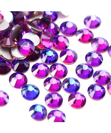 Yhmq 2880pcs Purple Velvet Rhinestones & Nail Crystals - SS10 (2.6mm & 2.8mm) for Stunning Nail Art - Buy Online on SooperMarket.com