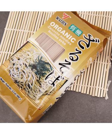 WATSON Organic Zarusoba Noodles 2.2lbs / 1kg | Soba Noodles | Soba noodles buckwheat | Soba | Buckwheat noodles | Japanese noodles | USDA ORGANIC | Certified Organic | - Buy Online on SooperMarket.com