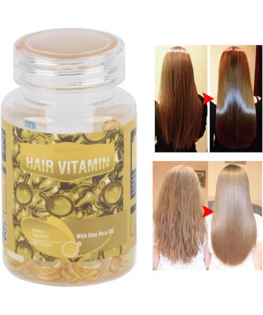 Professional Hair Care Vitamin Capsules for Moisturizing, Anti-Frizz, and Repair - Yellow Essential Oil - Buy Online on SooperMarket.com