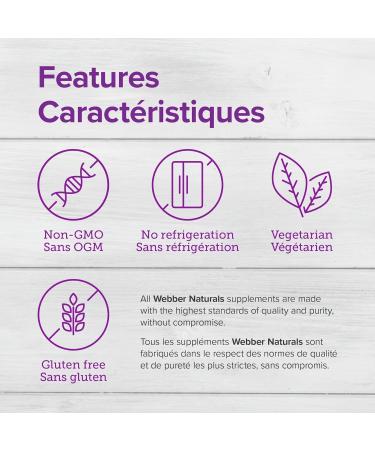 Webber Naturals Omega-3 900 mg Triple Strength & Probiotic 30 Billion Active Cells 8 Probiotic Strains 30 Capsules For Digestive Health Vegetarian 80 Omega + 30 Capsules - Buy Online on SooperMarket.com