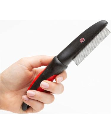 Mikki Deluxe Flea Comb for Medium to Large Dogs and Cats - Effective Flea and Lice Removal Tool - Buy Online on SooperMarket.com