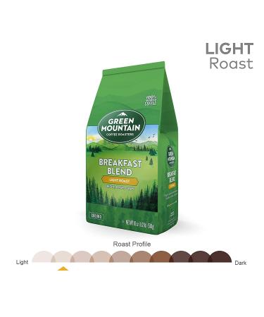 Green Mountain Coffee Roasters Breakfast Blend Ground Coffee 18 oz Light Roast - 1.12 lb Bag (Pack of 1) - Buy Online on SooperMarket.com