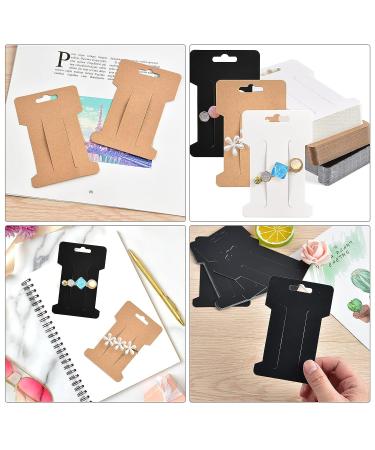 Coopay 150 Piece Hair Clip Display Cards - Multicolor Rectangular Paper Cards for Hair Accessories Organization - 4-1/4 x 2-3/4 Inches - Buy Online on SooperMarket.com