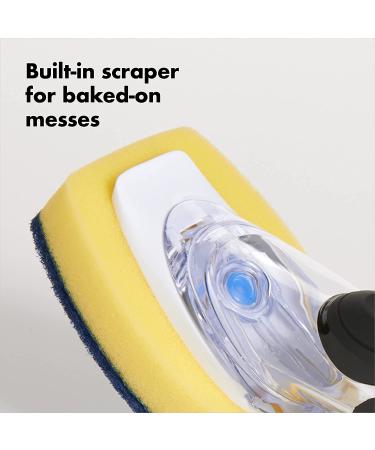 OXO Good Grips Soap Dispensing Dish Scrub - Efficient Cleaning Tool - Buy Online on SooperMarket.com