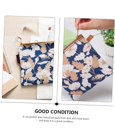Anneome Menstrual Pad & Tampon Storage Bag Set - Mini Tote Organizer for Napkins, Lipsticks & Cosmetics - Buy Online on SooperMarket.com