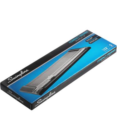 Swingline 12 Inch Titanium Paper Cutter for Scrapbooking - Manual Trimmer with Security Safeguard & Side Ruler - Portable Straight Edge Cutter for Crafts, Photos & Cards - Buy Online on SooperMarket.com