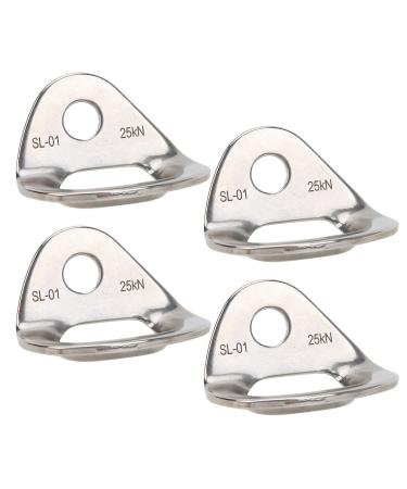 Alomejor 4pcs Climbing Anchor Rock Stainless Steel Durable Climbing Accessories for High Altitude Use