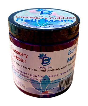 Cranberry Cobbler Scented Bath Melts Skin Softening and Great Smelling By Diva Stuff
