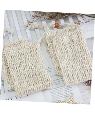 Healeved 25 Pcs Soap Bag Exfoliating Soap Pocket Mesh Soap Saver Pouch Soap Saver Pouch Bag Sisal Beige - Buy Online on SooperMarket.com