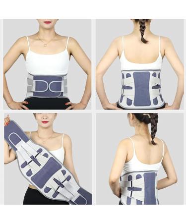 GUANGLU Back Support Belt | Back Protective Brace for Men - Waist Lumbar Lower Back Support Belt for Women Men Back Reliever Spinal Belt Back Relief Strap Blue O - Buy Online on SooperMarket.com