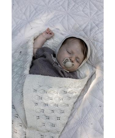 BIBS Couture Collection Pacifiers | BPA-Free Baby Soothers from Denmark | Set of 2 Vanilla/Dark Oak & Transparent | Size 0-6 Months - Buy Online on SooperMarket.com