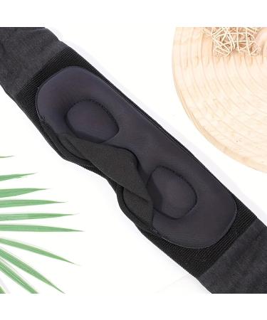 3D Contoured Memory Cotton Sleep Eye Patch Light Blocking Headache Relief No Pressure Meditation Yoga Travel Nap Insomnia for Deeper Relaxation - Buy Online on SooperMarket.com