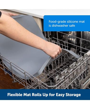 PetSafe Silicone Fountain and Feeder Mat | 26 x 16 | Waterproof & Dishwasher Safe Pet Food Mat - Buy Online on SooperMarket.com