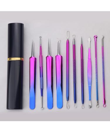 Layhou 10PCS Stainless steel Acne Removal Kit Blackhead Remover 10pcs Multicolor - Buy Online on SooperMarket.com