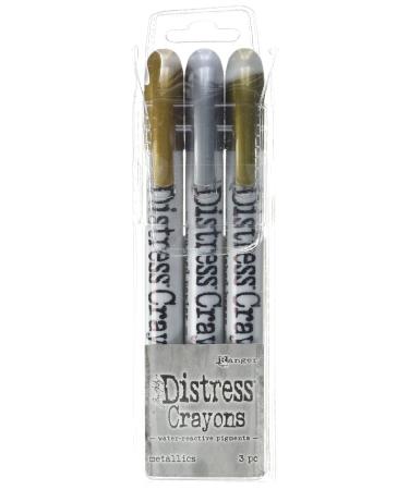Ranger Metallics Tim Holtz Distress Crayon  3 Piece Set