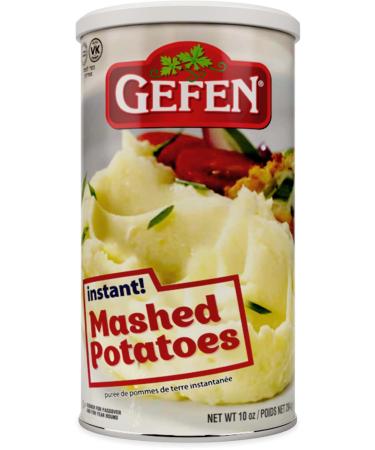 Gefen Instant Idaho Mashed Potatoes, 10oz "Resealable Canister", Dairy Free, Gluten Free, No MSG