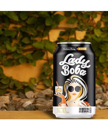 SUPPLIIONLINE Madam Hong Best chilled Lady Boba Grass Jelly and Brown Sugar Bubble Tea - 315ml (Brown Sugar) - Buy Online on SooperMarket.com