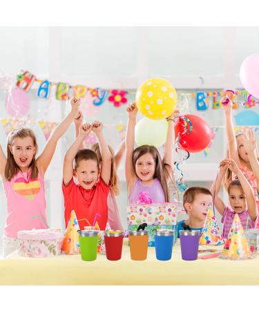 Magonanly 12oz Kids Cups 5 Pack - BPA Free Toddler Sippy Cups with Lids and Sleeves - Stackable & Unbreakable Children Smoothie Drinking Cups - Ideal for Kids and Adults - Buy Online on SooperMarket.com