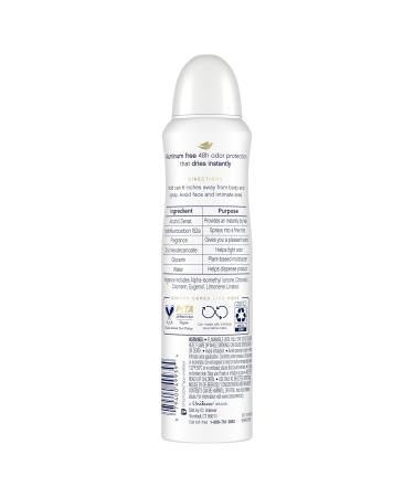 Dove 0% Aluminum Deodorant Dry Spray Cotton Flower & Sandalwood 3 Count for 48-Hour Protection Aluminum Free 4 oz Cotton Flower and Sandalwood 4 Ounce (Pack of 3) - Buy Online on SooperMarket.com