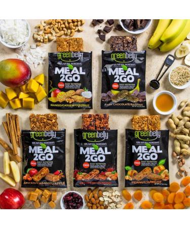 Greenbelly Backpacking Meals - Variety 15 Count, High-Calorie, Gluten-Free Meal Bars - Buy Online on SooperMarket.com