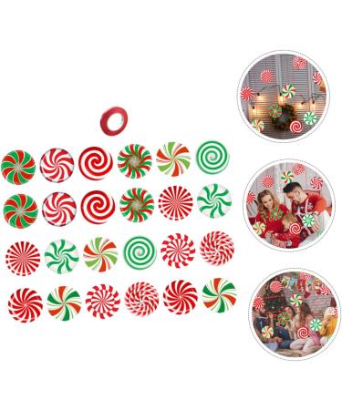 PRETYZOOM 24 Sheets Christmas Candy Decorations Ribbons Xmas Candies Xmas Ornaments Window Decorative Stickers - Buy Online on SooperMarket.com