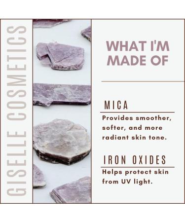 Giselle Cosmetics Organic Mineral Eyeshadow - Grey Rose | 3g - Buy Online on SooperMarket.com