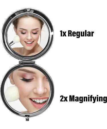 Hexagram Daughter Wedding Gift - Compact Mirror from Mom and Dad | Bride Gifts for Wedding Day - Buy Online on SooperMarket.com