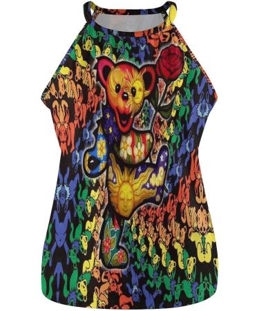 Women's Summer Tank Top - Sleeveless Casual Vest with Funny Patterns, Colorful Design - X-Large - Buy Online on SooperMarket.com