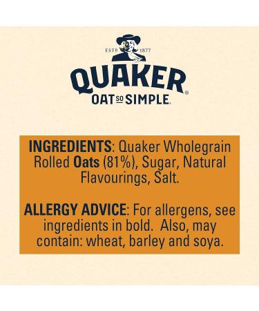 Quaker Oats So simple Golden Syrup Sachets (6 x 36g) - 2 Pack | 100% Wholegrain Golden Syrup Flavour Ready In 2 Mins Helps Lower Cholesterol. - Buy Online on SooperMarket.com