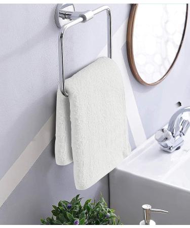 100% Cotton Washcloths 60 Pack | Highly Absorbent 400 GSM Face and Body Washcloth Bulk Pack | Soft Fingertip Towel for Bath Room | 12 x 12 Inches | White Pack of 60 - Buy Online on SooperMarket.com