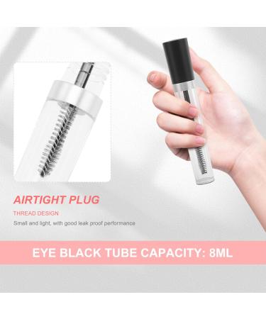 KALLORY 6 Sets Lash Cosmetics Vibely Mascara Refillable Clear Bottles Diy Kits Make up Bottled Plastic 12.3x2.1cmx3pcs Blackx3pcs - Buy Online on SooperMarket.com