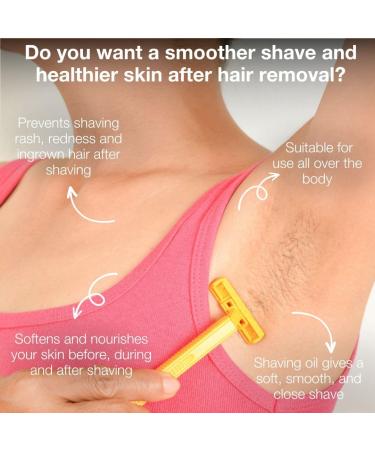 Razor Oil for Whole Body - 250ml Shaving Oil for Irritation-Free Shaving | Smooth Gentle & Redness Relief - Buy Online on SooperMarket.com