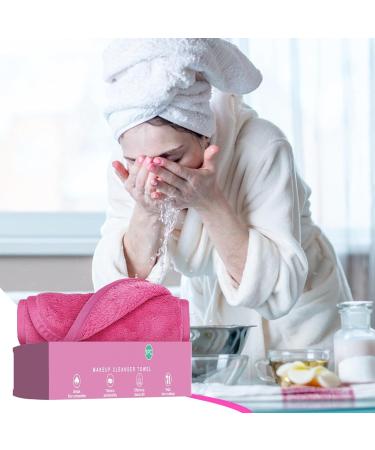 Facial Cleansing Towel - Reusable Facial Cleaner Towel | Portable Makeup Remover Tool Face Wash Cloth for Efficient Cleansing - Buy Online on SooperMarket.com