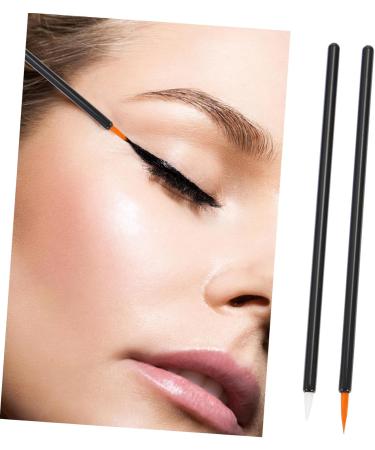 BELLIFFY 100pcs Disposable Eyelash Brush Cosmetic Brush Makeup Eyeliner Flat Eyeliner Brush Plastic - Buy Online on SooperMarket.com