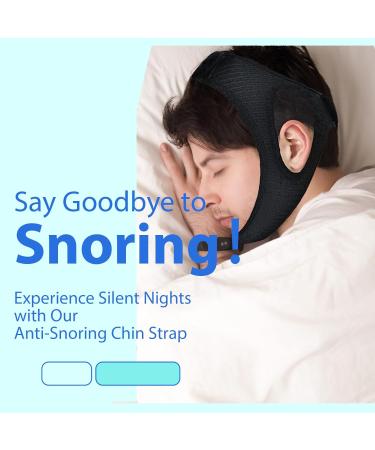 Chin Straps for Snoring - Effective Anti Snoring Devices - Adjustable Anti Snoring Devices - Soft and Breathable Anti-Snoring Chin Strap for Men and Women to Stop Snoring - Buy Online on SooperMarket.com