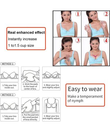 Silicone Chicken Cutlets Bra Inserts - Clear Push Up Pads for Summer Bikini - Bust Enhancers & Firming Padding - Buy Online on SooperMarket.com