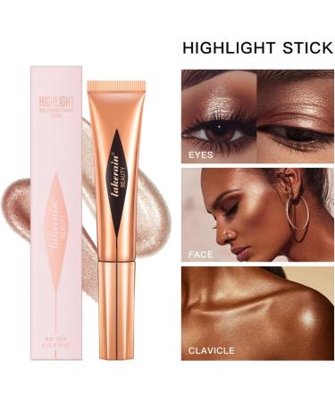 Joyeee 6 Pcs Liquid Contour Wand Shimmer Blush Highlighter Contour Stick with Cushion Applicator Blendable Travel Friendly Multifunctional Face Beauty Combination for Shaping & Glowing Effect#1 Jomultistick015 - Buy Online on SooperMarket.com