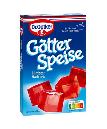 Dr Oetker G tterspeise Jello Jelly Powder 2x 12.6g Sachets (Raspberry) - imported by DFB