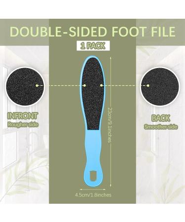 Double Sided Foot File Pedicure Foot Care Repair Tool Reusable Foot Scraper Hard Skin Remover Calluses Dead Skin Remover for Feet Foot Rasp File Foot Scrubber for Peel Wet Dry Cracked Feet Heel (Blue) - Buy Online on SooperMarket.com