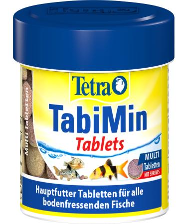 Tetra tablets Tabimin - Fish feed for all floor fish e.g. catfish loaches or soil -based barben 120 tablets can tablets 36 g (1 Pack)