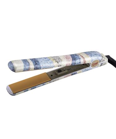 CHI Original Ceramic Hair Straightening Flat Iron| 1" Plates | Blue Sand | Professional Salon Model Hair Straightener Blue Sand 1 inch