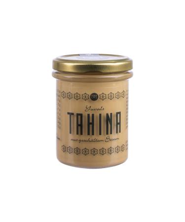 Yuvals Tahina Sesampastste 200g in the glass - natural sesame paste organic for first -class hummus and enjoyable creations!Perfect complement to the Tafini Sesampasten Bio!