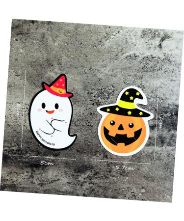 OFFSCH 50pcs Halloween Candy Tag Lollipop Decoration Lollipop Card Halloween Decor Packaging Decoration Card Lollipop Packaging Card Tooth Charms Message Card Pencil Caps Pumpkin Ghost - Buy Online on SooperMarket.com