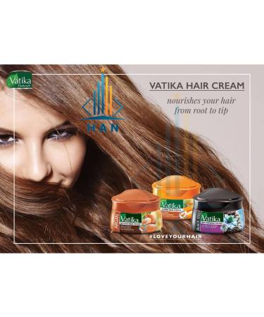 Vatika Naturals Nourish & Protect Hair Cream - Henna Almond & Aloe Vera - 140ml | Nourishing Styling Cream for Healthy Hair - Buy Online on SooperMarket.com